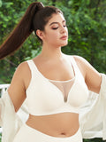 SHOWMALL Plus Size Everyday Bras Soft Sleep Wirefree Bras Full Coverage Bra