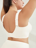 SHOWMALL Plus Size Everyday Bras Soft Sleep Wirefree Bras Full Coverage Bra