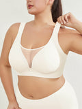 SHOWMALL Plus Size Everyday Bras Soft Sleep Wirefree Bras Full Coverage Bra