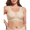 SHOWMALL Plus Size Everyday Bras Soft Sleep Wirefree Bras Full Coverage Bra