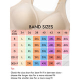 SHOWMALL Plus Size Everyday Bras Soft Sleep Wirefree Bras Full Coverage Bra