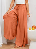 SHOWMALL High Waist Casual Drawstring Lounge Culotte with Pockets