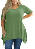 Summer Tunic Short Sleeve Swing Tee