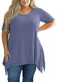 Summer Tunic Short Sleeve Swing Tee