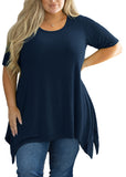 Summer Tunic Short Sleeve Swing Tee