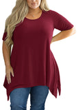 Summer Tunic Short Sleeve Swing Tee