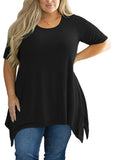 Summer Tunic Short Sleeve Swing Tee