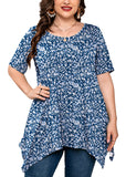 Summer Tunic Short Sleeve Swing Tee