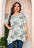 Summer Tunic Short Sleeve Swing Tee