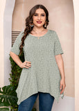 Summer Tunic Short Sleeve Swing Tee