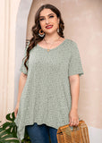 Summer Tunic Short Sleeve Swing Tee