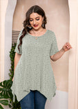 Summer Tunic Short Sleeve Swing Tee