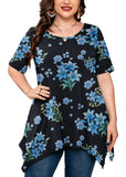 Summer Tunic Short Sleeve Swing Tee