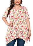 Summer Tunic Short Sleeve Swing Tee