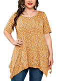 Summer Tunic Short Sleeve Swing Tee