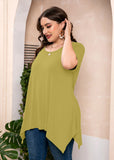 Summer Tunic Short Sleeve Swing Tee