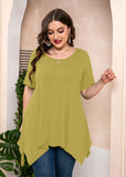 Summer Tunic Short Sleeve Swing Tee