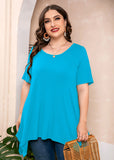 Summer Tunic Short Sleeve Swing Tee