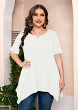 Summer Tunic Short Sleeve Swing Tee