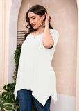 Summer Tunic Short Sleeve Swing Tee