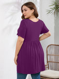 SHOWMALL Women's Plus Size Tunic Tops to Wear with Leggings Flowy Babydoll Shirts Blouses for Women Work & Casual