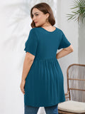 SHOWMALL Women's Plus Size Tunic Tops to Wear with Leggings Flowy Babydoll Shirts Blouses for Women Work & Casual