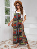 SHOWMALL Women’s Plus Jumpsuits Summer Boho Casual Wide Leg Overalls
