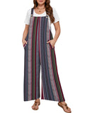 SHOWMALL Women’s Plus Jumpsuits Summer Boho Casual Wide Leg Overalls