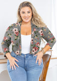 SHOWMALL Bolero Plus Size Women 3/4 Sleeve Lightweight Open Front Knit Cropped Bolero Shrug Cardigan Sweater Coat Tops for Evening dresses