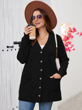 SHOWMALL Women's Plus Size Open Front Cardigan, Ribbed Long Sleeve Casual Sweater