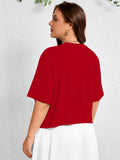 SHOWMALL Womens Plus Cropped Cardigan Open Front Shrug for Dresses Lightweight Bolero for Summer
