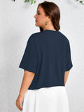 SHOWMALL Womens Plus Cropped Cardigan Open Front Shrug for Dresses Lightweight Bolero for Summer
