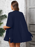 Women Plus Size Lightweight Cardigan Summer Short Sleeve Open Front Cardigan with Pockets