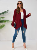 SHOWMALL Plus Size Lightweight Long Sleeve Cardigan for Women