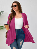 SHOWMALL Plus Size Lightweight Long Sleeve Cardigan for Women