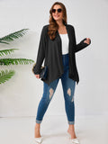 SHOWMALL Plus Size Lightweight Long Sleeve Cardigan for Women