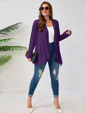 SHOWMALL Plus Size Lightweight Long Sleeve Cardigan for Women