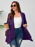 SHOWMALL Plus Size Lightweight Long Sleeve Cardigan for Women
