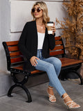 Chiclily Women's Open Front Cardigan Shirt Loose Thin Knit Long Sleeve Lightweight Coat for Fall with Pockets