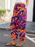 Chiclily Women's High Waisted Palazzo Pants Casual Loose Wide Leg Trousers with Pockets Drawstring Flowy Pants
