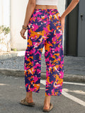 Chiclily Women's High Waisted Palazzo Pants Casual Loose Wide Leg Trousers with Pockets Drawstring Flowy Pants
