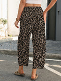 Chiclily Women's High Waisted Palazzo Pants Casual Loose Wide Leg Trousers with Pockets Drawstring Flowy Pants