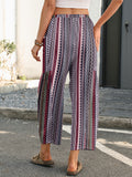 Chiclily Women's High Waisted Palazzo Pants Casual Loose Wide Leg Trousers with Pockets Drawstring Flowy Pants