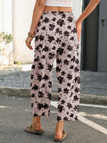 Chiclily Women's High Waisted Palazzo Pants Casual Loose Wide Leg Trousers with Pockets Drawstring Flowy Pants