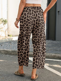 Chiclily Women's High Waisted Palazzo Pants Casual Loose Wide Leg Trousers with Pockets Drawstring Flowy Pants