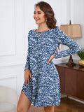 Chiclily Women's Long Sleeve Casual Dress Large Tunic Dress Loose T-Shirt Dress with Pockets