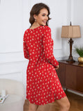 Chiclily Women's Long Sleeve Casual Dress Large Tunic Dress Loose T-Shirt Dress with Pockets