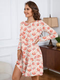 Chiclily Women's Long Sleeve Casual Dress Large Tunic Dress Loose T-Shirt Dress with Pockets