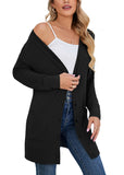 SHOWMALL Women Lightweight Cardigan Long Sleeve V Neck Button Down Knit Cardigan