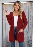 SHOWMALL Women Lightweight Cardigan Long Sleeve V Neck Button Down Knit Cardigan